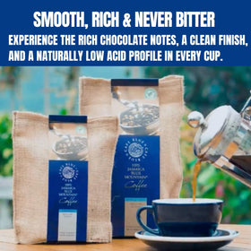 Cafe Blue JACRA certification label confirming authentic origin