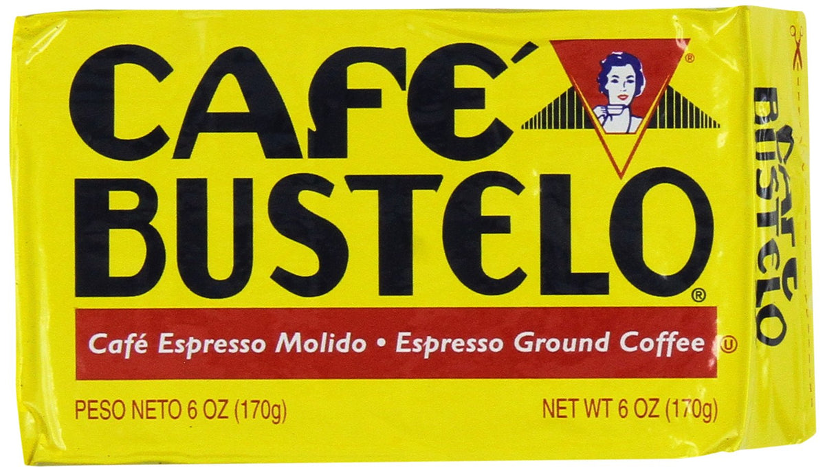 Cafe Bustelo 60oz three-pack front view, ideal for quick morning espresso prep.