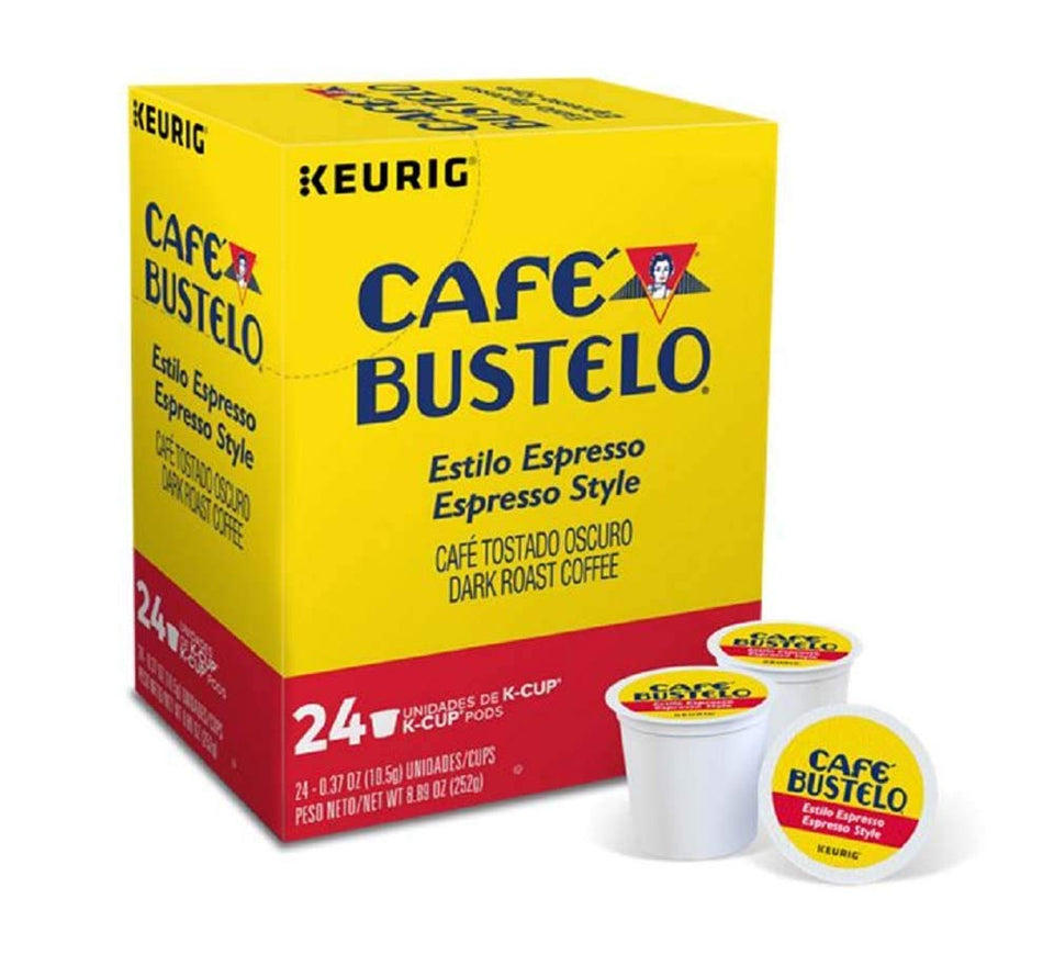 Cafe Bustelo espresso-style K-Cup pod for bold, convenient single-serve mornings