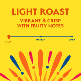 Cafe Bustelo light roast boxes on display emphasize value and convenience.