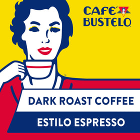 Pouring Cafe Bustelo espresso into a cup for a bold start