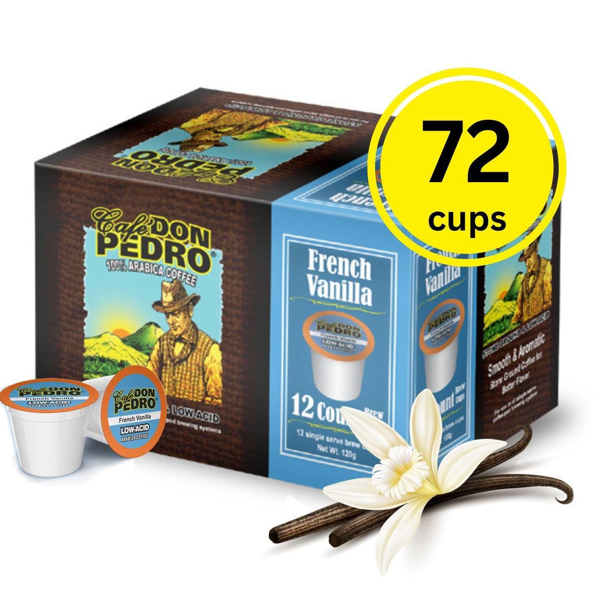 Cafe Don Pedro mold-free coffee pods ensuring a fresher aroma.