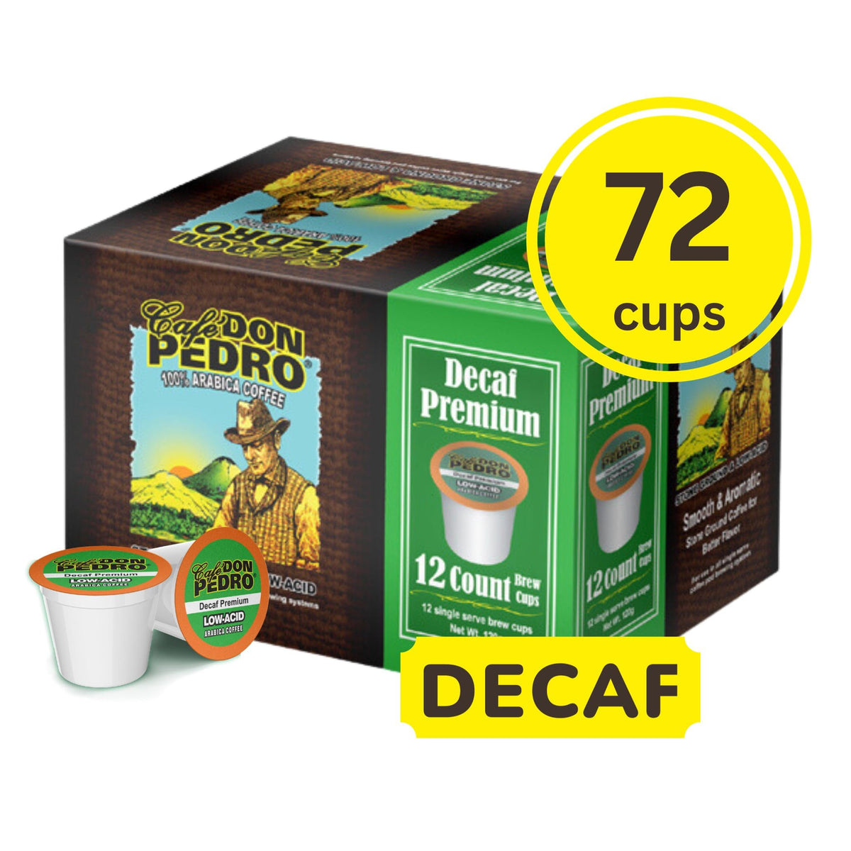Cafe Don Pedro stone-ground coffee for a rich, balanced cup