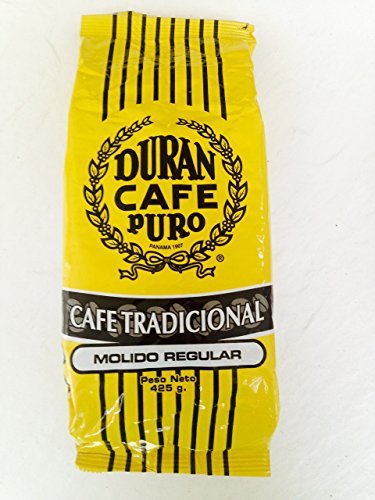 Boquete highlands origin tag on Cafe Duran Tradicional Regular bag.