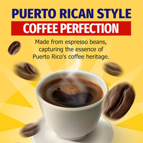 Close-up of Cafe El Morro pod showing premium beans and aroma