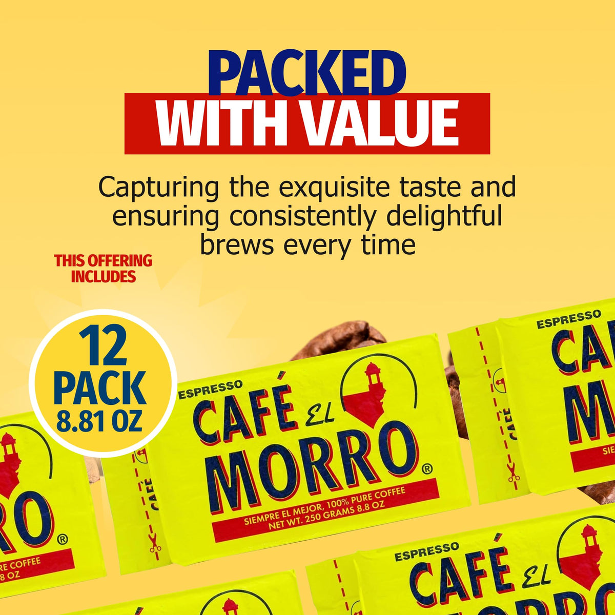 Cafe El Morro family-owned brand portrait emphasizes quality and care.
