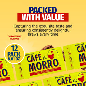 Cafe El Morro family-owned brand portrait emphasizes quality and care.