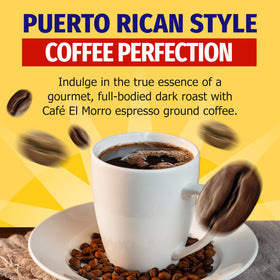 Cafe El Morro Puerto Rican flavor coffee bulk pack delivering rich aroma to mornings
