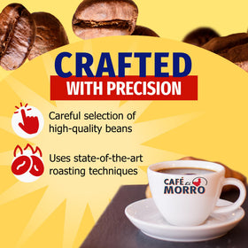 Cafe El Morro Puerto Rican style espresso evokes Old San Juan.
