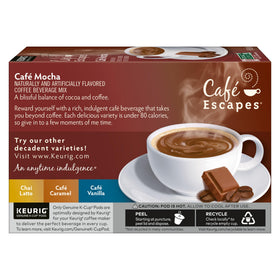 Café Escapes Cafe Mocha daily moment on a desk, a convenient treat.