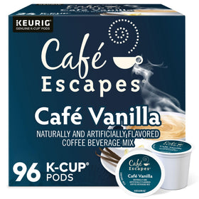 Cafe Escapes Cafe Vanilla K-Cup pod, perfect for a comforting afternoon cup.