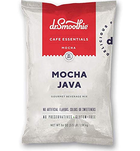 Cafe Essentials Naturals Mocha Java Beverage Mix package, a cocoa-forward blend for hot or cold drinks.