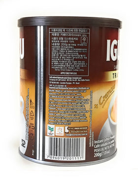 Cafe Iguacu Tradicional instant coffee in a cup, ready in seconds for busy mornings.