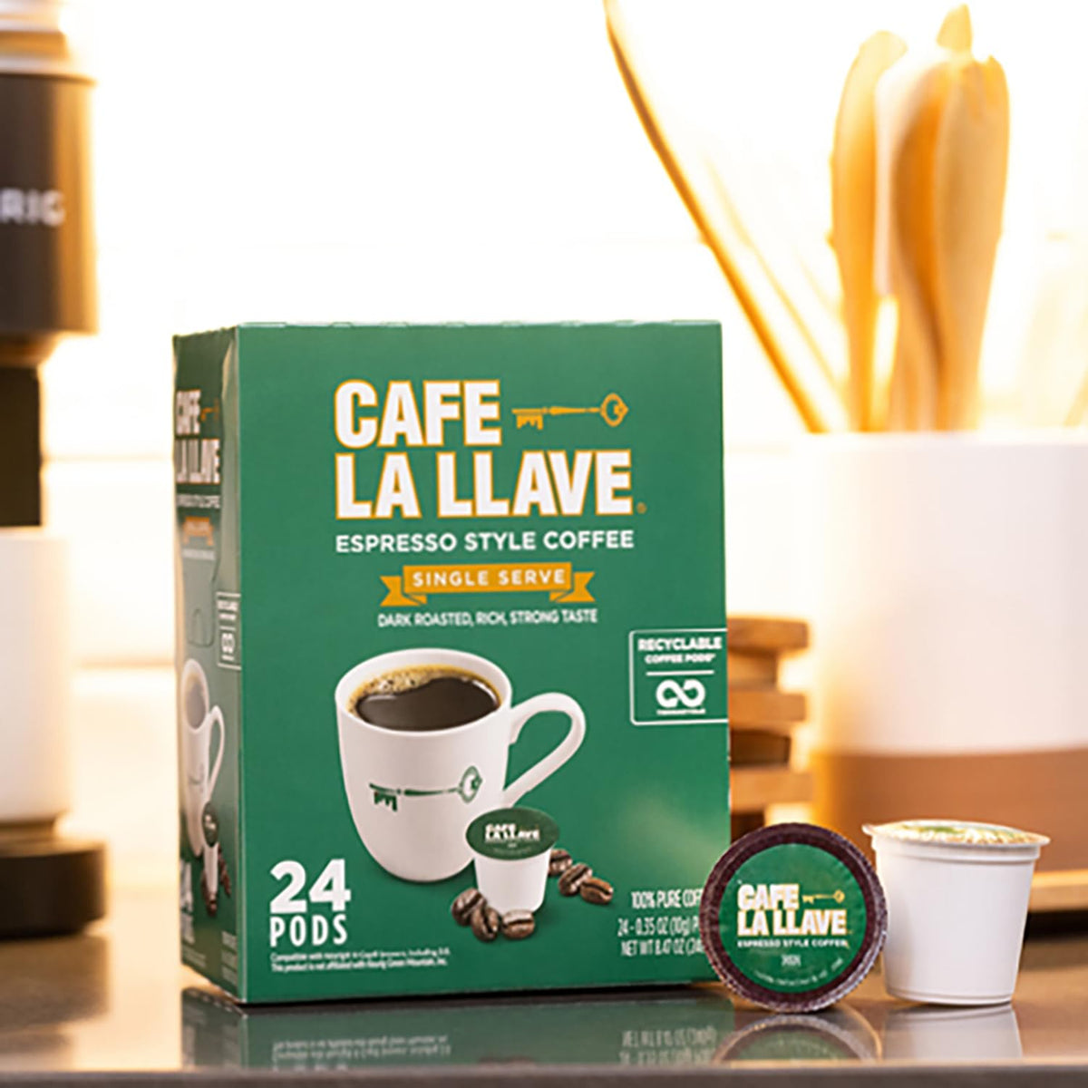 Cafe La Llave family heritage since 1870 enriches every cup.