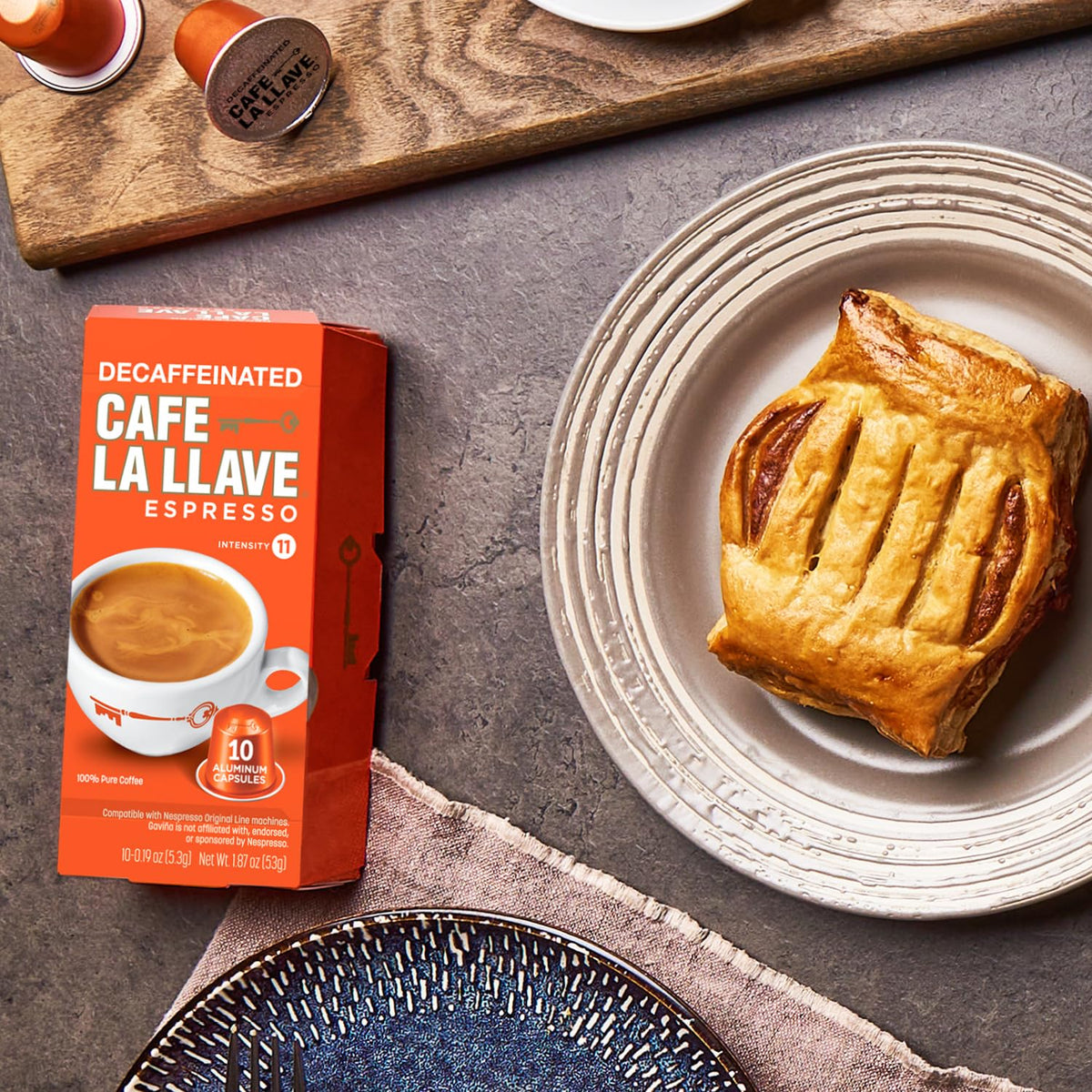 Cafe La Llave storage guidance suggests keeping pods cool and dry for freshness.