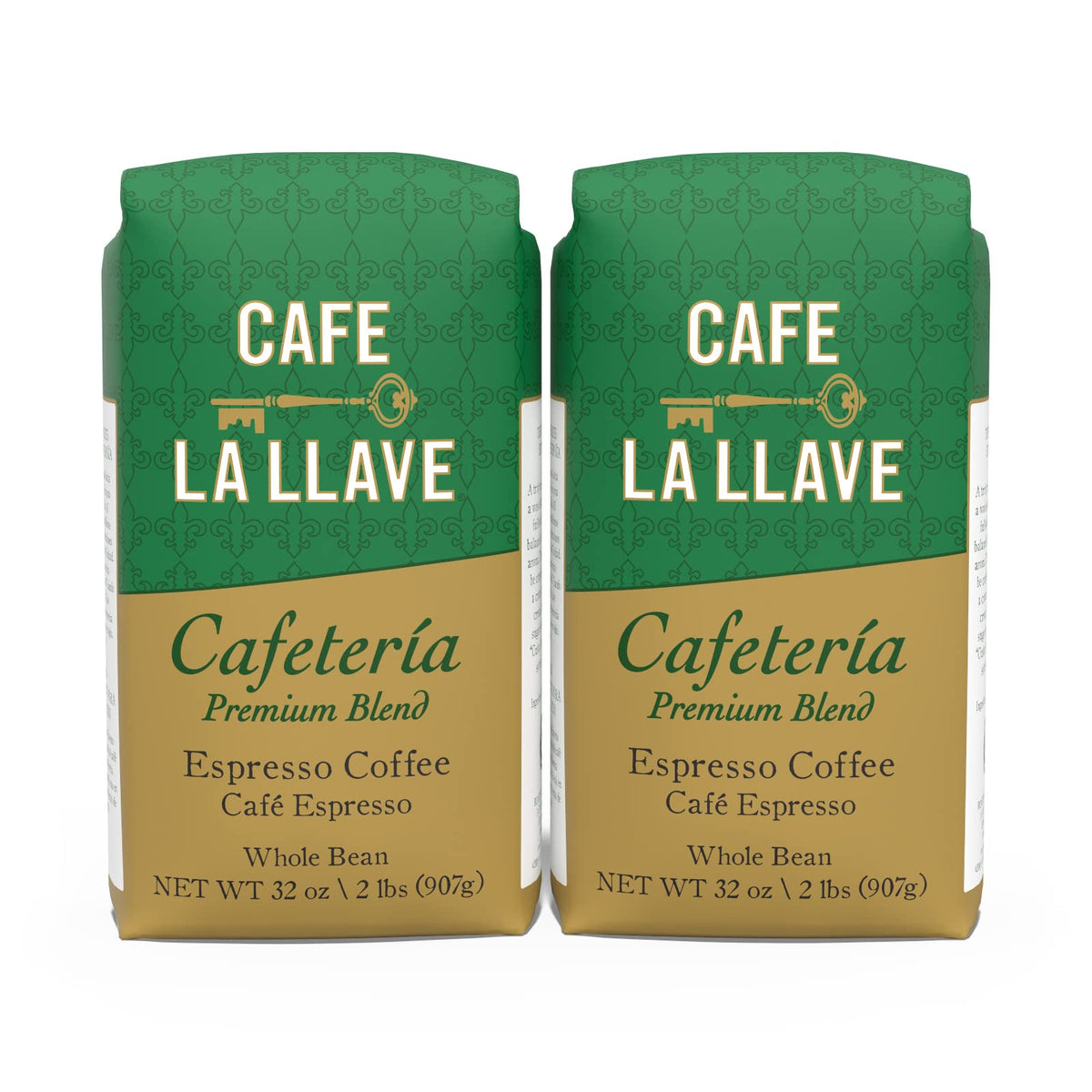Cafe La Llave whole bean espresso bags show rich aroma for authentic Cuban-style coffee