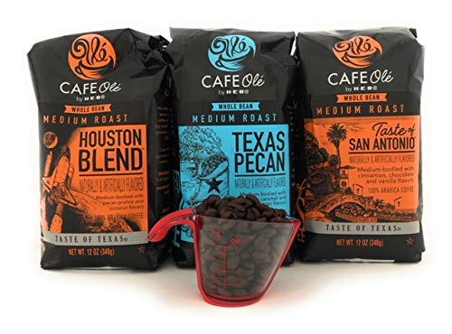 Cafe Ole Houston Blend coffee bag with bold notes for morning rituals