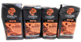 Cafe Ole Roasting Plant scene with coffee beans for a flavorful morning.