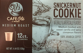 Cafe Olé Snickernut box ready for gifting or pantry storage.