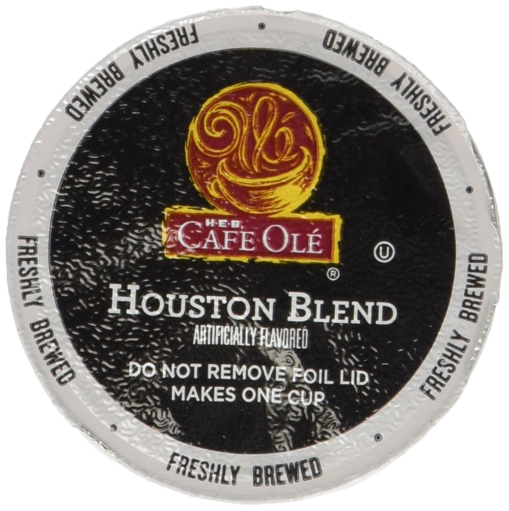 Cafe Ole Taste of Texas Houston Blend cup; smooth, flavorful morning coffee