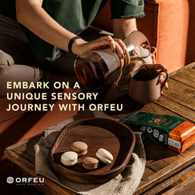 CAFE ORFEU Special Coffee Classic aroma with floral notes elevates morning ritual.