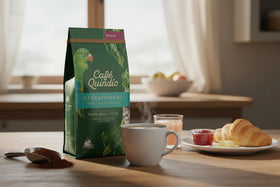 Cafe Quindio artisanal bean selection; handpicked quality for balanced flavor.
