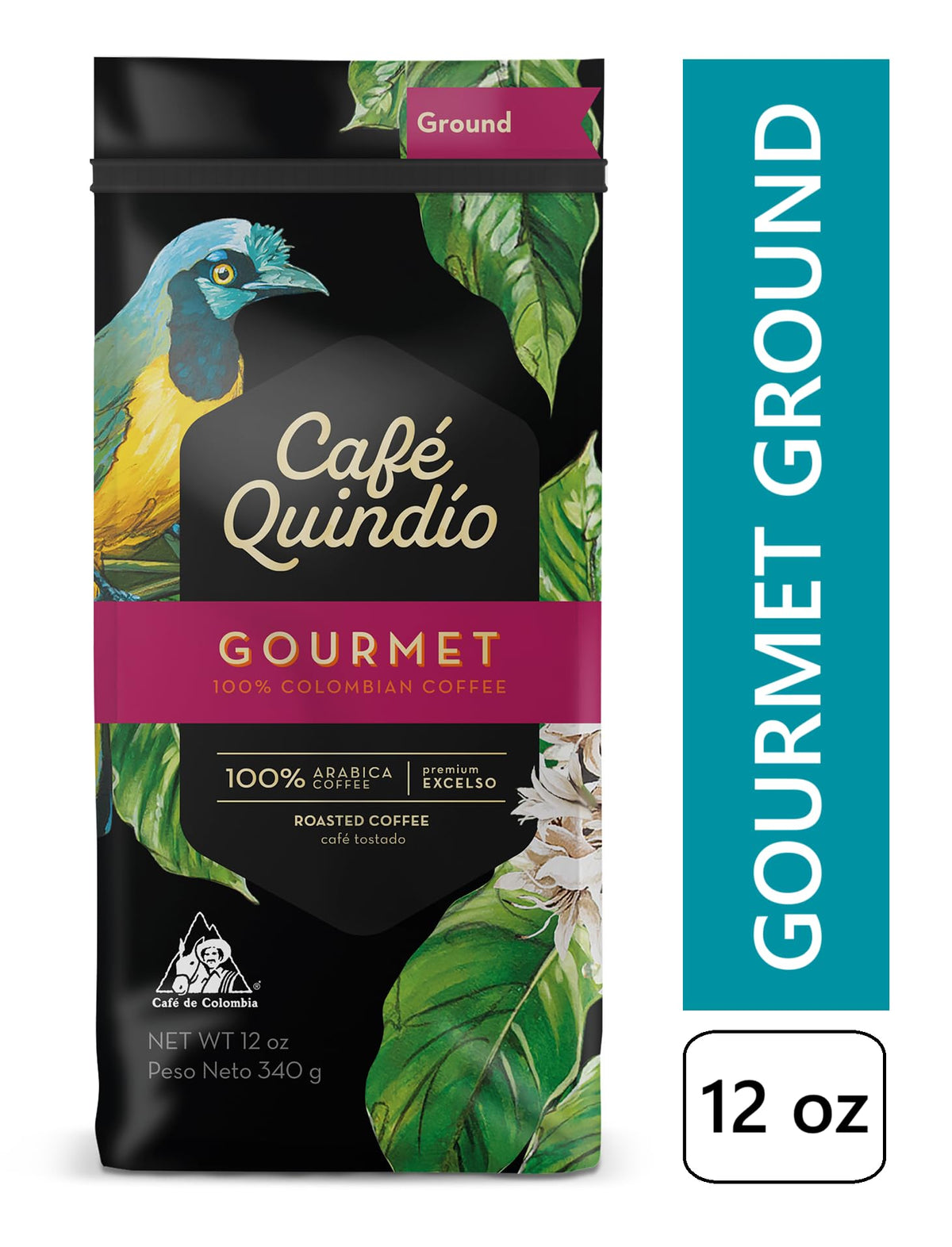 Cafe Quindio Gourmet farmers source image shows direct-from-farm transparency.