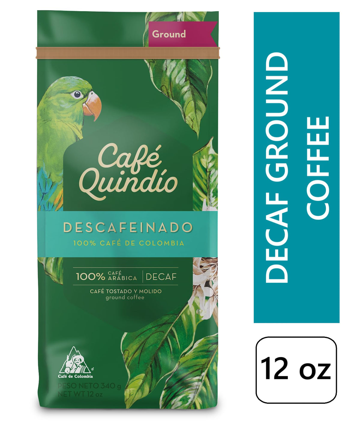 Cafe Quindio local farm sourcing; beans showing traceability and community support.