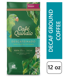 Cafe Quindio local farm sourcing; beans showing traceability and community support.