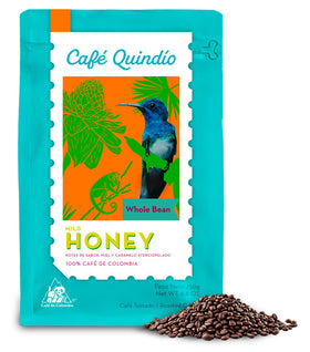 Cafe Quindio medium roast Arabica beans for a balanced morning brew