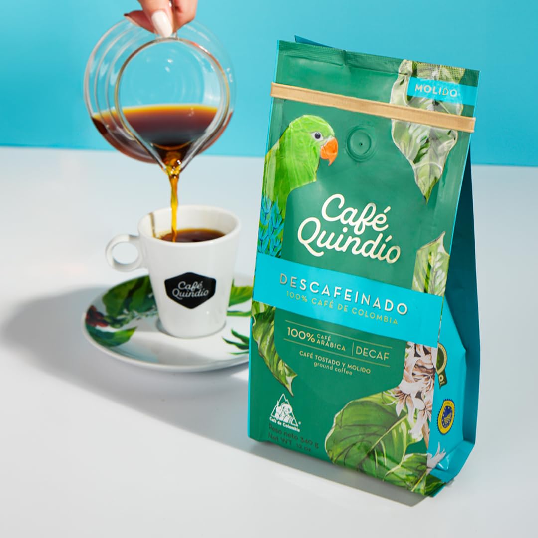 Cafe Quindio women-owned brand logo; supports community and local farmers.