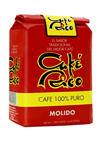 Cafe Rico coffee bags closeup with bold packaging and aroma hint