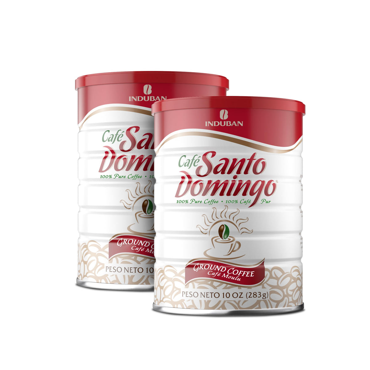 Cafe Santo Domingo INDUBAN 10oz can starts your day with a smooth, balanced coffee.