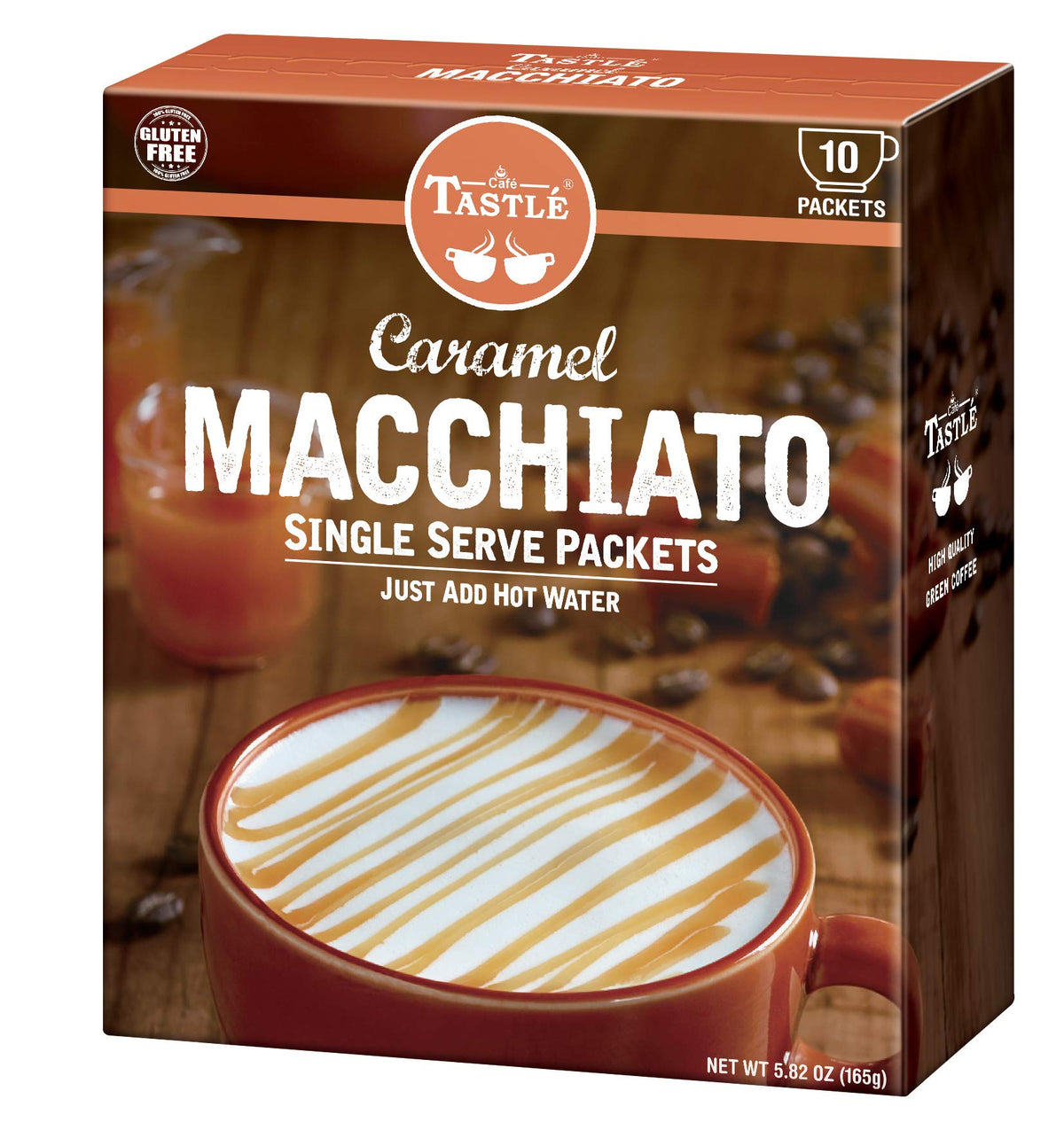 Cafe Tastlé 30-piece packaging displayed for convenient pantry storage