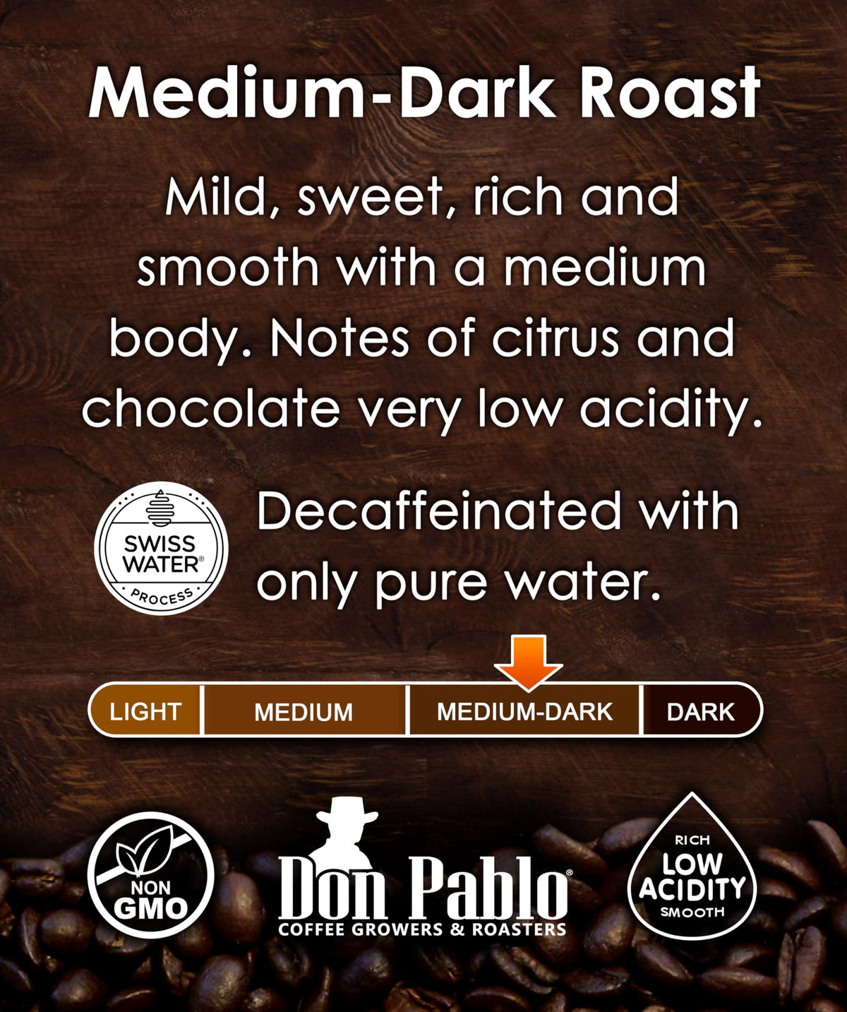 Artisan small-batch roast image highlights freshness and bold yet smooth flavor.