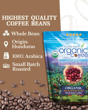 Cafe Don Pablo Subtle Earth arabica beans ideal for smooth mornings.