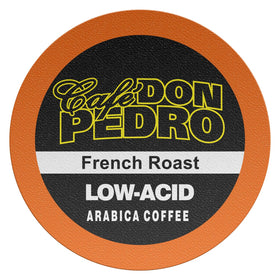 Cafe Don Pedro 100% Arabica pod, rich aroma and clean cup.