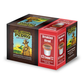 Cafe Don Pedro Colombian Supremo box emphasizing balanced body and smooth finish