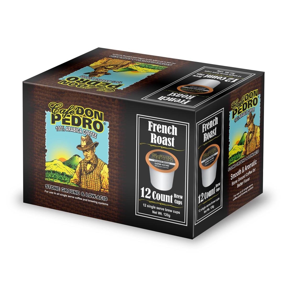 Cafe Don Pedro Keurig-compatible pod, quick brew for busy mornings.