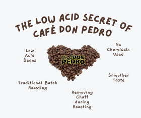 Cafe Don Pedro Rich brew pod, consistent high-quality cup.