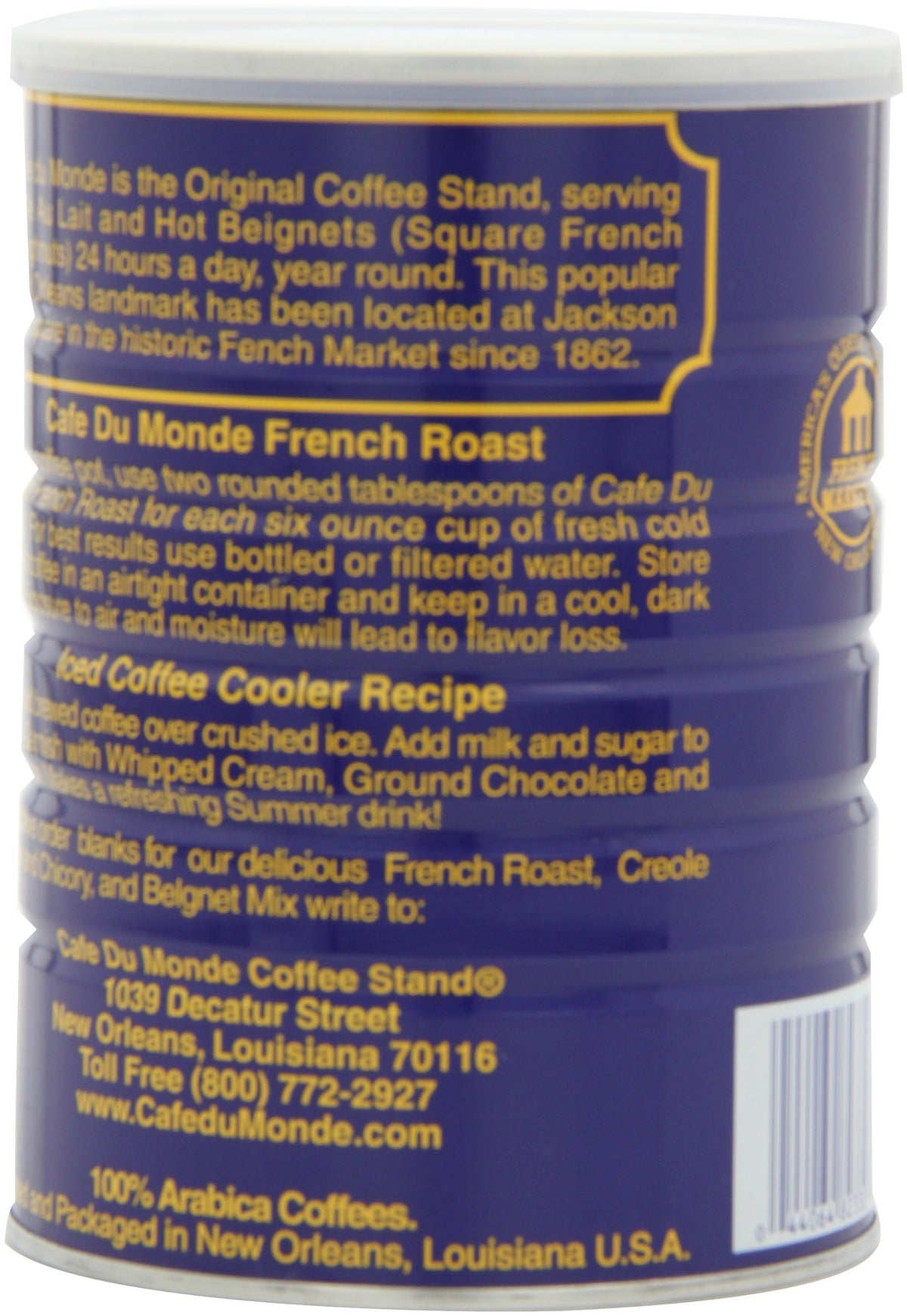 Cafe Du Monde cafedumonde-original-market-stand evokes heritage in every sip.