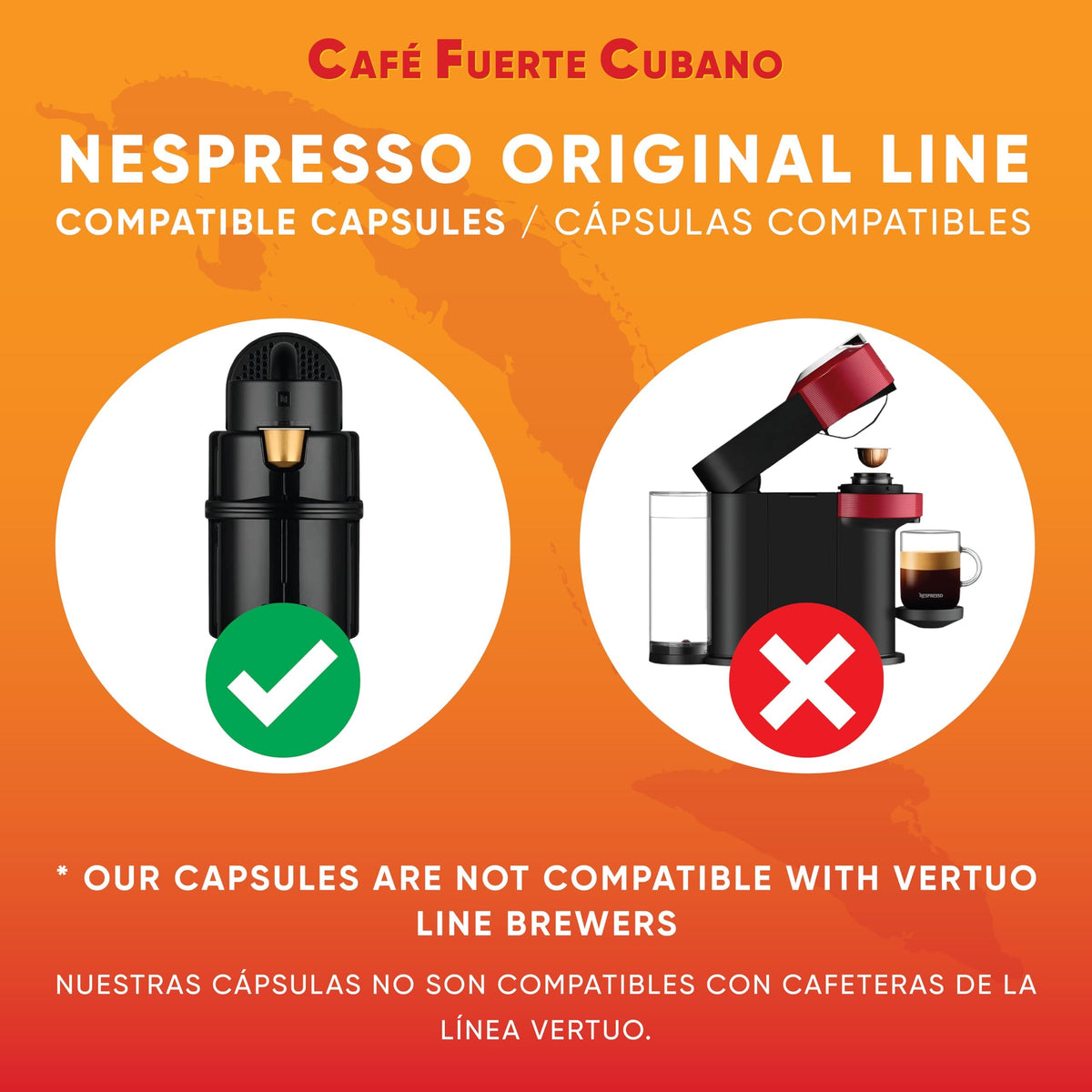 Café Fuerte Cubano recyclable capsules with CO2 neutral certification appeal
