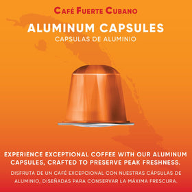 Café Fuerte Cubano with turbinado sugar pairing highlighting caramel notes