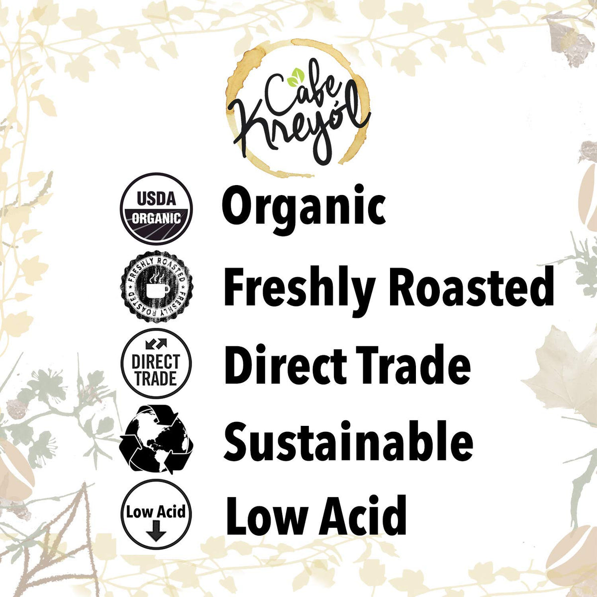Cafe Kreyol direct-trade coffee from Haiti promotes sustainable farming and fairer wages.