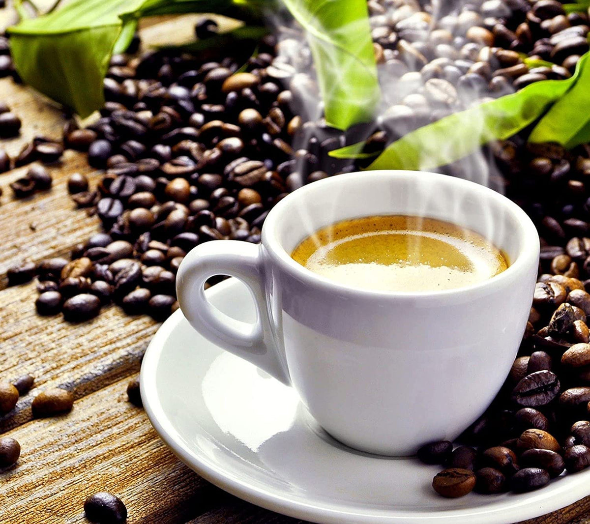 Cafe Pho organic certification seal signals quality and natural ingredients.