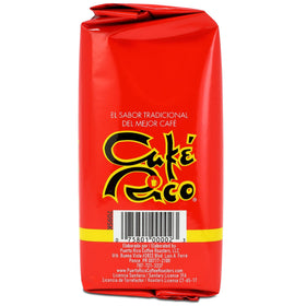 Café Rico aroma with steam rising from a cup, bold flavor implied.