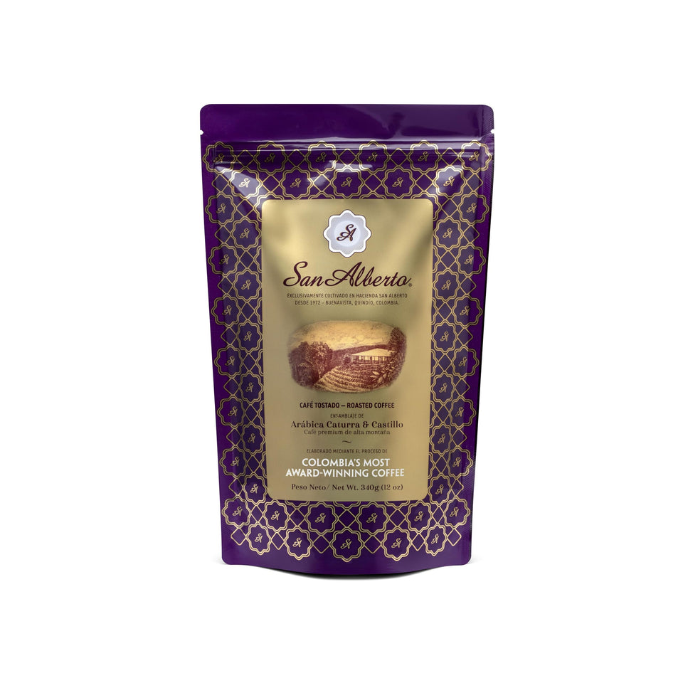 CAFÉ SAN ALBERTO ground coffee vanilla caramel aroma enhances morning rituals