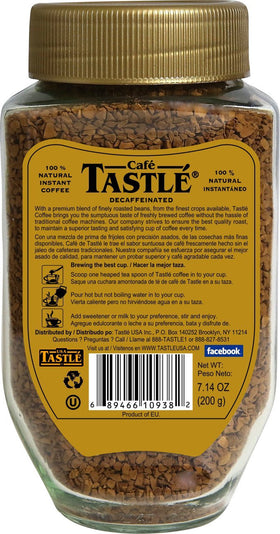 Cafe Tastlé decaf instant coffee cup for easy, caffeine-free mornings.