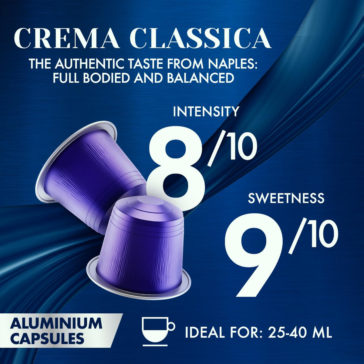 Caffè Borbone Crema Classica aluminum shell preserving freshness
