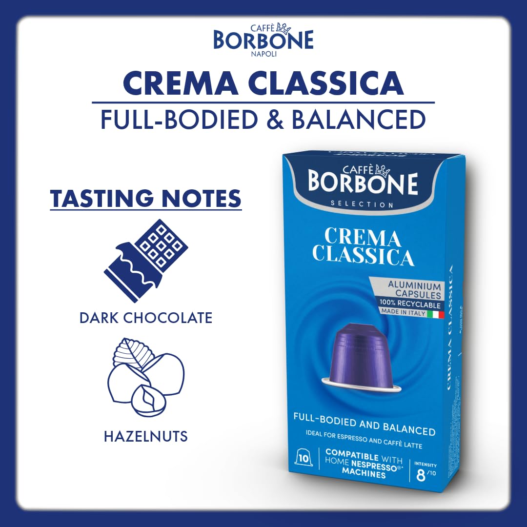 Caffè Borbone Crema Classica OriginalLine compatibility with machine-ready design